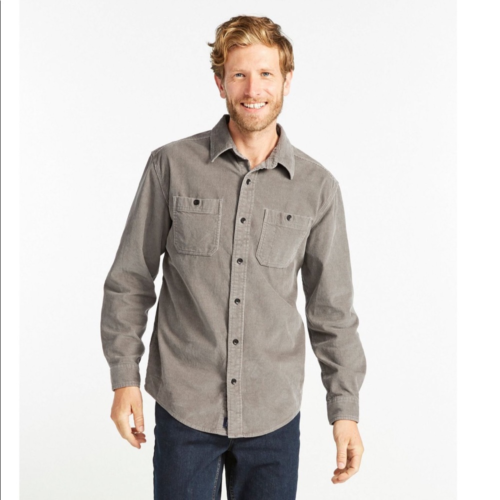 Men’s LLBean corduroy shirt. NWT